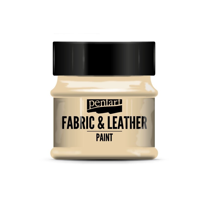Vopsea pentru piele si textile Pentart - coaja de ou, 50 ml